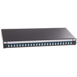 RS PRO Single Mode Duplex Fibre Optic Patch Panel With 24 Ports Populated, 1U