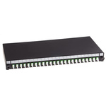 RS PRO Single Mode Simplex Fibre Optic Patch Panel With 24 Ports Populated, 1U