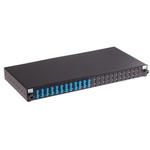 RS PRO Single Mode Duplex Fibre Optic Patch Panel With 12 Ports Populated, 1U