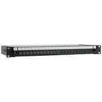 RS PRO 24 Port ST Multimode Fibre Optic Patch Panel With 12 Ports Populated, 1U