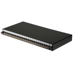 RS PRO 24 Port ST Multimode Fibre Optic Patch Panel With 24 Ports Populated, 1U