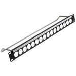 XLR 16 Port Audio, Video Patch Panel, 1U Rack Height