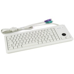 Cherry Trackball Keyboard Wired PS/2 Compact, AZERTY