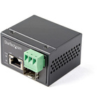 StarTech.com RJ45, SFP Ethernet Media Converter, Single Mode, Multi Mode, 10 Mbps, 100Mbps, 1000 Mbps, Full Duplex