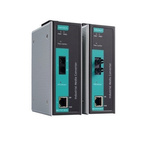 MOXA 10/100T, RJ45 Ethernet Media Converter, Multi Mode, 10/100Mbit/s, Full Duplex 5km