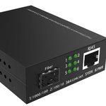 RJ45, SFP Ethernet Media Converter, Multi Mode, 10/100/1000Mbit/s 500m