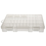 Plano 21 Cell PP, Adjustable Compartment Box, 44.45mm x 276.23mm x 184.14mm