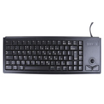 Cherry Trackball Keyboard Wired PS/2 Compact, QWERTY (UK) Black