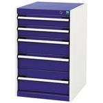 Bott Drawer Storage Unit, 800mm x 525mm x 650mm, Blue, Grey
