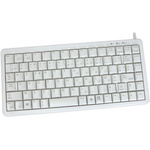 Cherry Keyboard Wired PS/2, USB Compact, AZERTY Grey