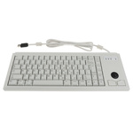 Cherry Trackball Keyboard Wired USB Compact, QWERTY (US) Grey