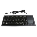 Cherry Touchpad Keyboard Wired USB Compact, QWERTY (US) Black