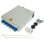 Telegartner 6 Port LC Single Mode Duplex Fibre Optic Patch Panel With 6 Ports Populated