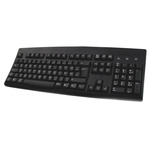 Ceratech Keyboard Wired PS/2, USB, QWERTZ Black