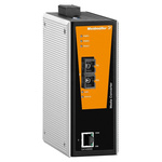 Weidmuller RJ45 Ethernet Media Converter, Multi Mode, Half/Full Duplex 5km