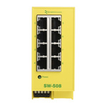 Brainboxes DIN Rail Mount Ethernet Switch, 8 RJ45 Ports
