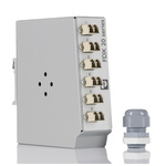 Phoenix Contact 6 Port LC Multimode Duplex Fibre Optic Patch Panel With 2 Ports Populated
