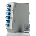 Phoenix Contact 6 Port LC Single Mode Duplex Fibre Optic Patch Panel With 2 Ports Populated
