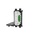 HellermannTyton Connectivity 2 Port LC Single Mode Fibre Optic Patch Panel With 1 Ports Populated