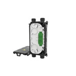 HellermannTyton Connectivity 2 Port LC Single Mode Fibre Optic Patch Panel With 2 Ports Populated