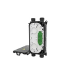 HellermannTyton Connectivity 2 Port LC Single Mode Fibre Optic Patch Panel With 2 Ports Populated