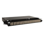 HellermannTyton Connectivity 48 Port SC Multimode Fibre Optic Patch Panel With 48 Ports Populated