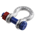 RS PRO Bow Shackle, Zinc Plated Steel, 2t