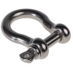 RS PRO Bow Shackle, Stainless Steel, 0.3t