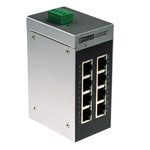 Phoenix Contact FL SWITCH SFNB 8TX Series DIN Rail Mount Ethernet Switch, 8 RJ45 Ports, 100Mbit/s Transmission, 24V dc