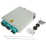 Telegartner 6 Port SC Multimode Duplex Fibre Optic Patch Panel With 6 Ports Populated