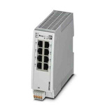 Phoenix Contact FL SWITCH 2308 PN Series DIN Rail Mount Ethernet Switch, 8 RJ45 Ports, 1000Mbit/s Transmission, 24V dc