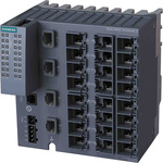 Siemens DIN Rail Mount Ethernet Switch, 24 RJ45 Ports, 10/100/1000Mbit/s Transmission, 24V dc
