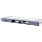 Siemens Ethernet Switch, 24 RJ45 Ports, 10/100Mbit/s Transmission, 24V dc