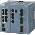 Siemens DIN Rail Mount Ethernet Switch, 13 RJ45 Ports, 10/100Mbit/s Transmission, 24V dc