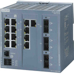 Siemens DIN Rail Mount Ethernet Switch, 13 RJ45 Ports, 10/100Mbit/s Transmission, 24V dc