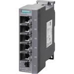 Siemens DIN Rail, Wall Ethernet Switch, 5 RJ45 Ports, 10/100Mbit/s Transmission, 24V dc