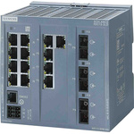 Siemens DIN Rail Mount Ethernet Switch, 13 RJ45 Ports, 10/100Mbit/s Transmission, 24V dc