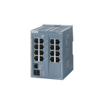 Siemens Ethernet Switch, 18 RJ45 Ports, 10/100Mbit/s Transmission, 24V dc