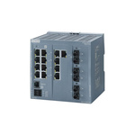Siemens Ethernet Switch, 13 RJ45 Ports, 10/100Mbit/s Transmission, 24V dc