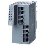 Siemens DIN Rail Mount Ethernet Switch, 8 RJ45 Ports, 10/100/1000Mbit/s Transmission, 24V dc