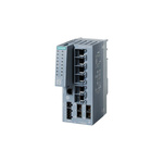 Siemens DIN Rail, Wall Ethernet Switch, 6 RJ45 Ports, 10100Mbit/s Transmission, 24V dc