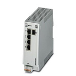 Phoenix Contact DIN Rail Mount Ethernet Switch, 5 RJ45 Ports, 10/100Mbit/s Transmission, 24V dc
