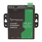 Brainboxes Ethernet Switch, 5 RJ45 Ports, 1000Mbit/s Transmission, 5 → 30V dc
