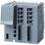 Siemens DIN Rail Mount Ethernet Switch, 24 RJ45 Ports, 10/100/1000Mbit/s Transmission, 24V dc