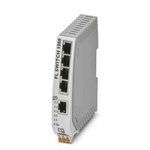 Phoenix Contact FL SWITCH 1000 Series DIN Rail Mount Ethernet Switch, 5 RJ45 Ports, 10/100/1000Mbit/s Transmission, 24V