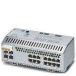 Phoenix Contact DIN Rail Mount Ethernet Switch, 12 RJ45 Ports, 1000Mbit/s Transmission, 24V dc