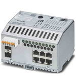 Phoenix Contact DIN Rail Mount Ethernet Switch, 6 RJ45 Ports, 100Mbit/s Transmission, 24V dc