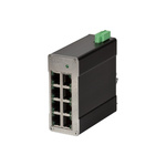 Red Lion 108TX Series DIN Rail Mount Ethernet Switch, 8 RJ45 Ports, 10 → 30V dc