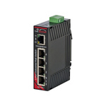 Red Lion DIN Rail Mount Ethernet Switch, 5 RJ45 Ports, 10 → 30V dc