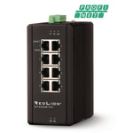 Red Lion NT-4008 Series DIN Rail Mount Ethernet Switch, 8 RJ45 Ports, 12 → 58V dc
